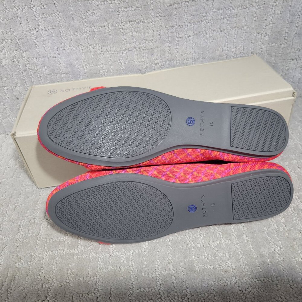 Rothy's The Loafer Pomegranate Grid Slip On Shoes Women's Size US 8.5, 9.5, 10 - Picture 8 of 9